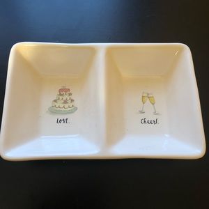 Rae Dunn double dish